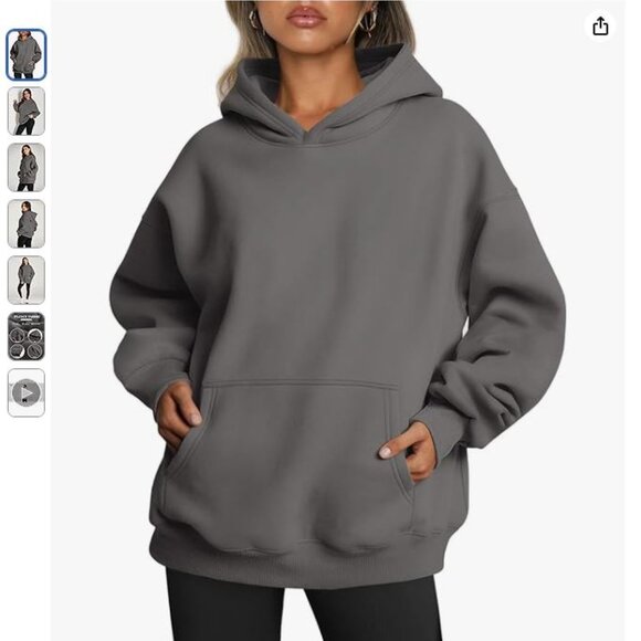 Trendy Queen Tops - Women's Oversized Fleece Hoodie